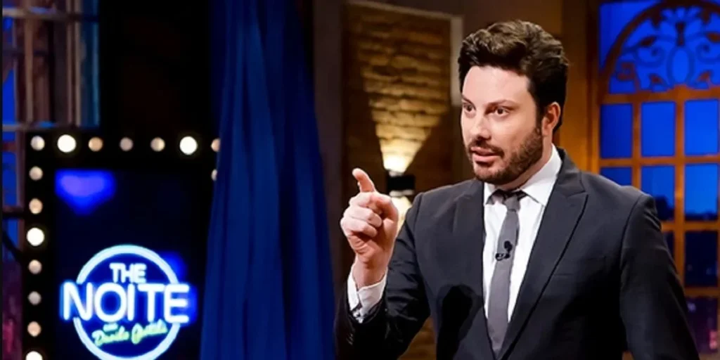 Danilo Gentili em seu programa no SBT