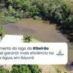 Desassoreamento do lago do Ribeirão Jacutinga vai garantir mais eficiência na captação de água em Ibiporã
