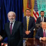 Após apertar mão de Lula, Trump diz que Brasil é “uma bagunça” e país “politicamente perigoso”
